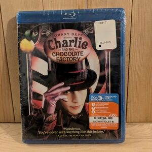 Charlie and the Chocolate Factory Blu-ray Nwt